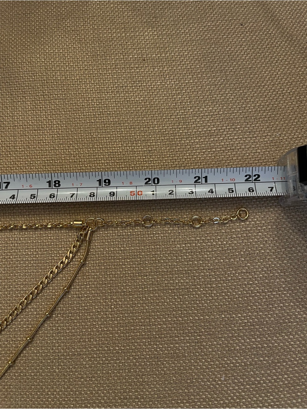 Talbots Gold Tone Necklace 19-22" - Picture 5 of 5